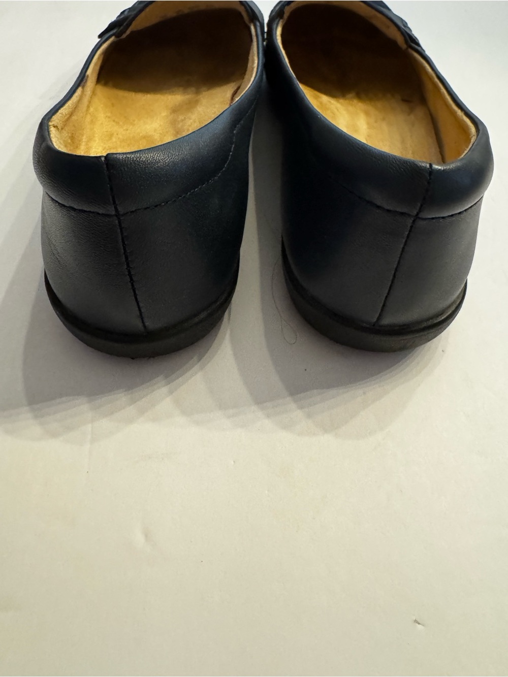 Naturalizer Finley Loafers Flat Slip one Navy Suede and Leather size 8.5 - Picture 4 of 10